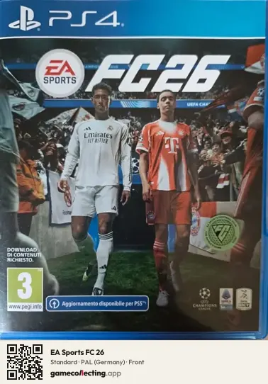 EA Sports FC 26 PlayStation 4, Germany box front