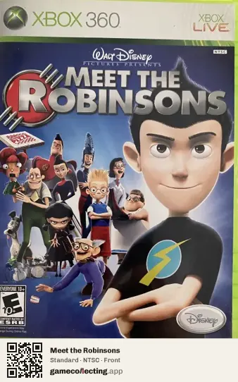Meet the Robinsons Xbox 360, NTSC box front