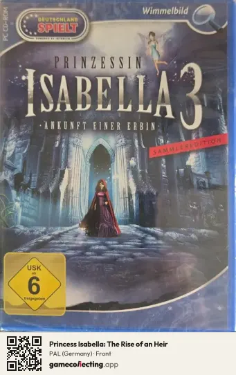 Princess Isabella: The Rise of an Heir Computer, Germany box front