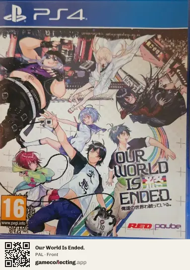 Our World Is Ended. PlayStation 4, PAL box front