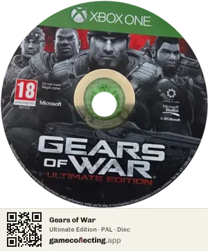 Gears of War Xbox One, PAL disc