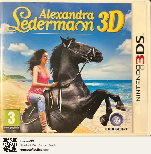 Horses 3D Nintendo 3DS, France box front