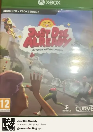 Just Die Already Xbox One, Italy box front