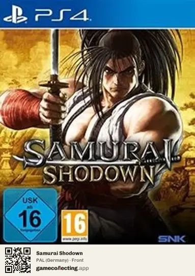 Samurai Shodown PlayStation 4, Germany box front