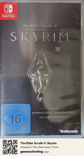 The Elder Scrolls V: Skyrim Nintendo Switch, Germany box front