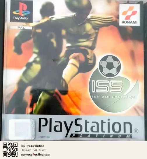 ISS Pro Evolution PlayStation, PAL box front