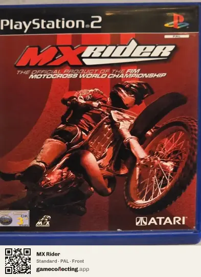 MX Rider PlayStation 2, PAL box front