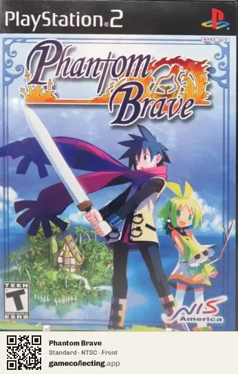 Phantom Brave PlayStation 2, NTSC box front