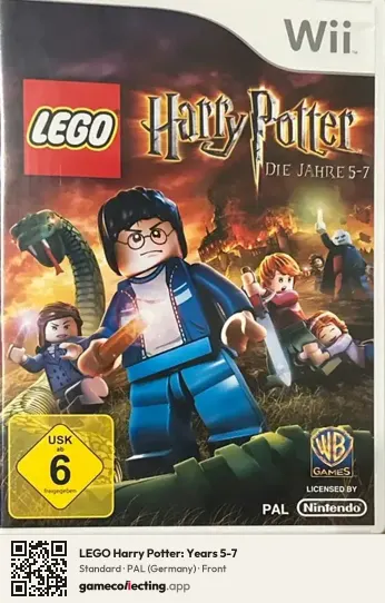 LEGO Harry Potter: Years 5-7 Nintendo Wii, Germany box front
