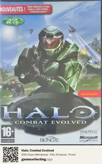 Halo: Combat Evolved Computer, France box front