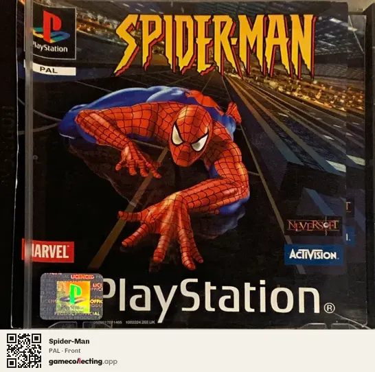 Spider-Man PlayStation, PAL box front