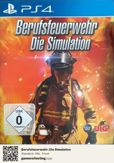 Berufsfeuerwehr: Die Simulation PlayStation 4, PAL box front