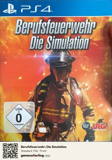 Berufsfeuerwehr: Die Simulation PlayStation 4, PAL box front