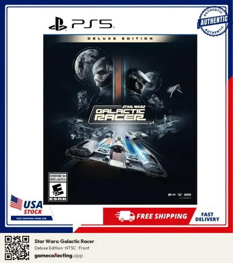 Star Wars: Galactic Racer PlayStation 5, NTSC box front