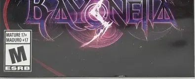 Bayonetta 3, the ESRB box on its front