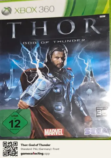 Thor: God of Thunder Xbox 360, Germany box front