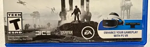 Star Wars Battlefront, the ESRB box on its front