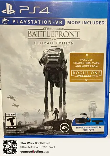 Star Wars Battlefront PlayStation 4, NTSC box front