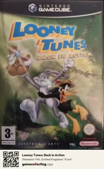 Looney Tunes: Back in Action Nintendo GameCube, United Kingdom box front