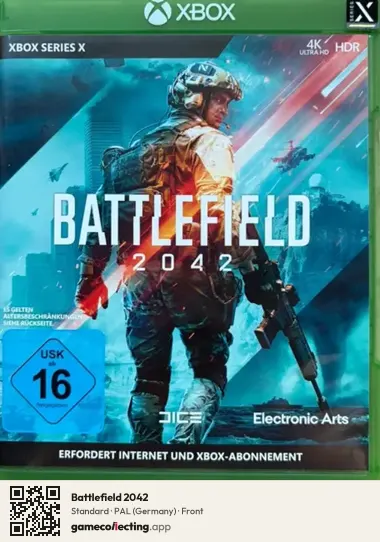 Battlefield 2042 Xbox Series X, Germany box front