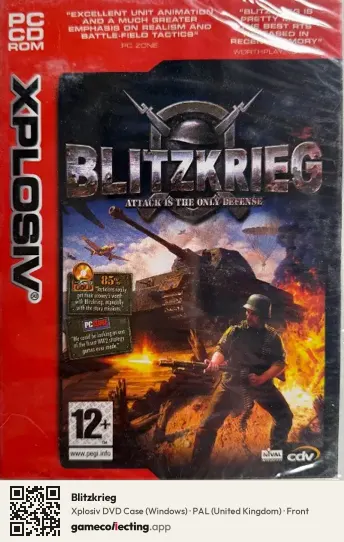 Blitzkrieg Computer, United Kingdom box front