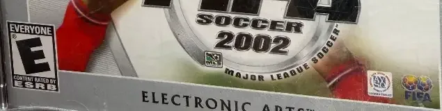 FIFA Football 2002, the ESRB box on its front