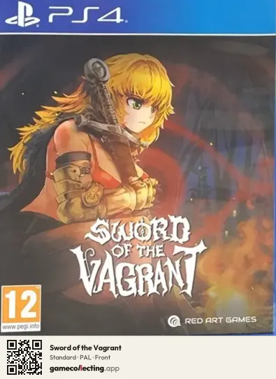 Sword of the Vagrant PlayStation 4, PAL box front
