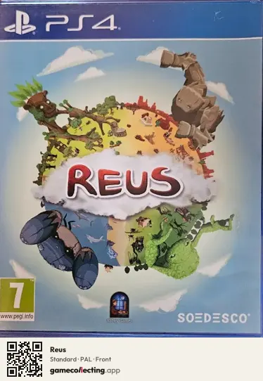 Reus PlayStation 4, PAL box front