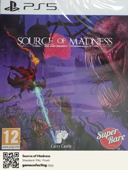 Source of Madness PlayStation 5, PAL box front