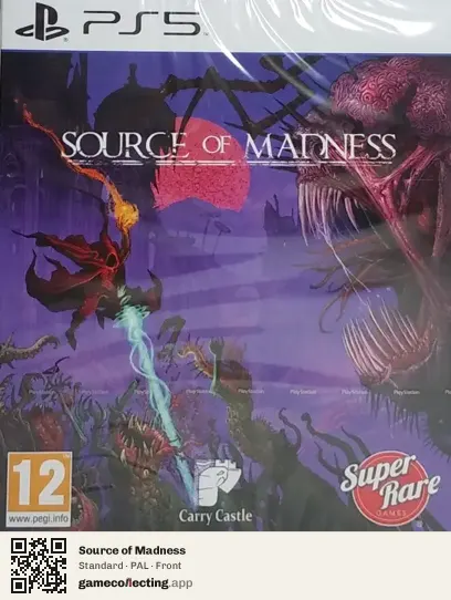 Source of Madness PlayStation 5, PAL box front