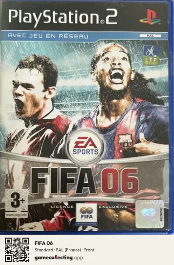 FIFA 06 PlayStation 2, France box front