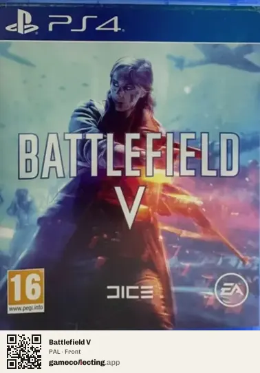 Battlefield V PlayStation 4, PAL box front