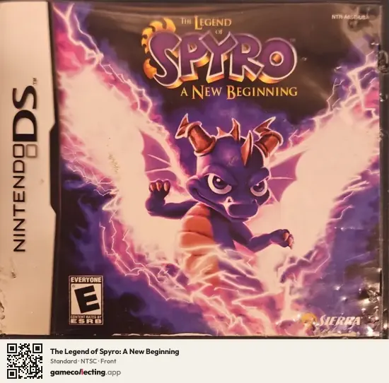The Legend of Spyro: A New Beginning Nintendo DS, NTSC box front