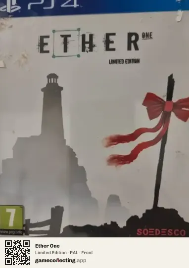 Ether One PlayStation 4, PAL box front
