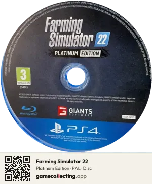 Farming Simulator 22 PlayStation 4, PAL disc