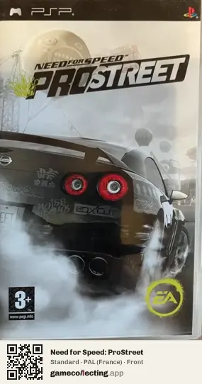 Need for Speed: ProStreet PlayStation Portable, France box front