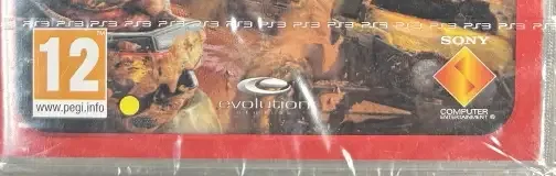 MotorStorm, the PEGI square on its front
