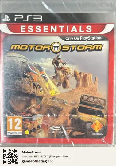 MotorStorm PlayStation 3, Europe box front