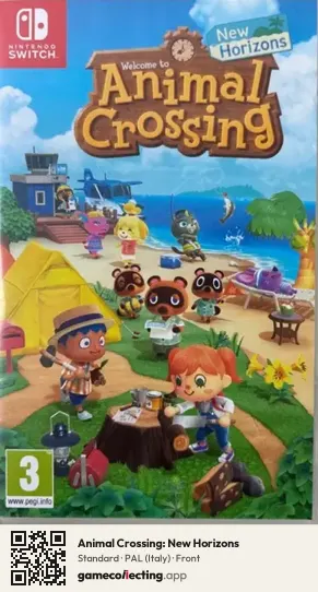 Animal Crossing: New Horizons Nintendo Switch, Italy box front