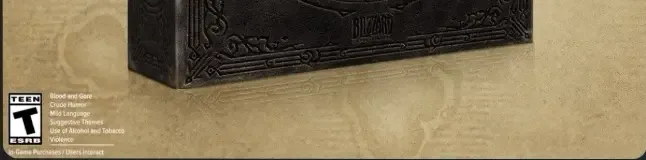 World of Warcraft: Forever, the ESRB box on its front