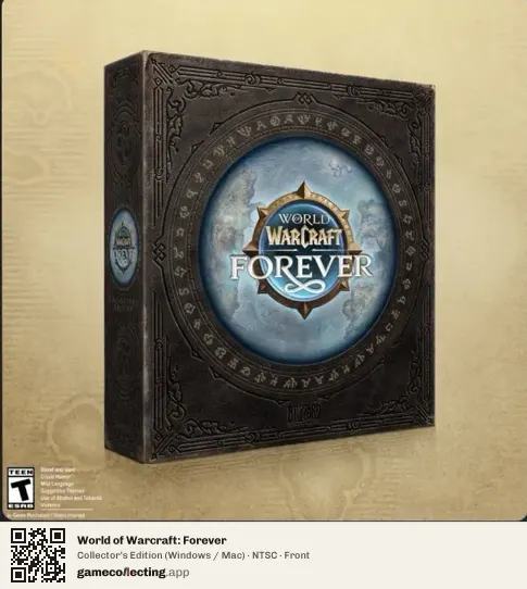 World of Warcraft: Forever Computer, NTSC box front