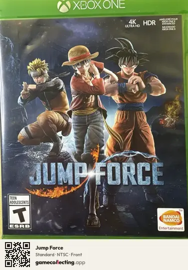 Jump Force Xbox One, NTSC box front
