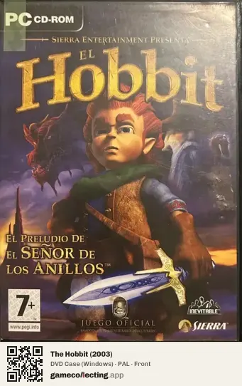 The Hobbit (2003) Computer, PAL box front