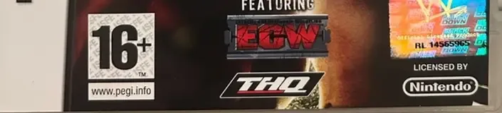 WWE SmackDown vs. Raw 2009, the PEGI square on its front
