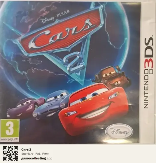 Cars 2 Nintendo 3DS, PAL box front