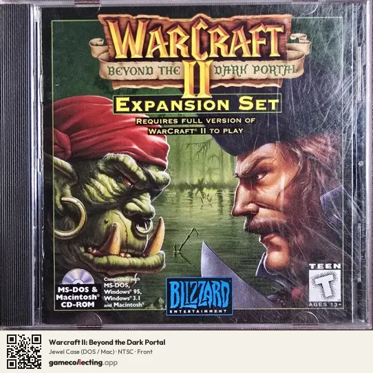 Warcraft II: Beyond the Dark Portal Computer, NTSC box front
