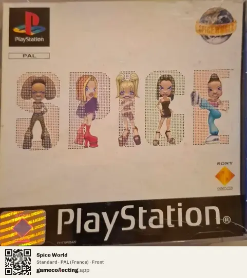 Spice World PlayStation, France box front