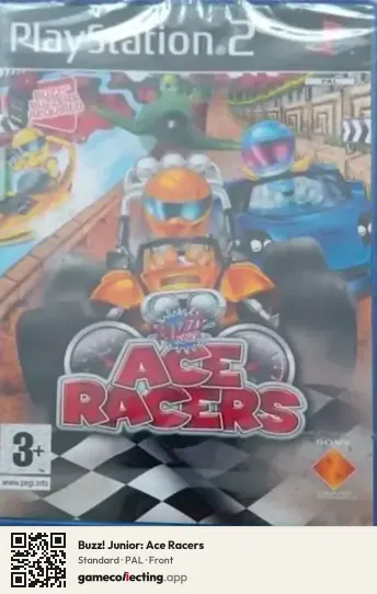 Buzz! Junior: Ace Racers PlayStation 2, PAL box front
