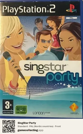 SingStar Party PlayStation 2, Nordic countries box front
