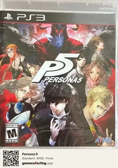 Persona 5 PlayStation 3, NTSC box front